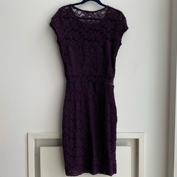 Purple Lace Dress - Picture 2 of 2